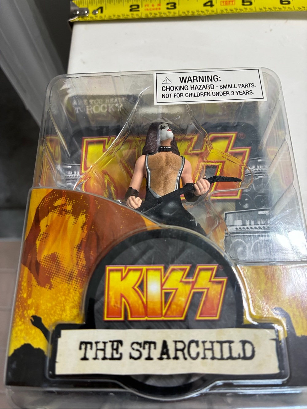 Kiss The Starchild Action Figure - Black, Brown